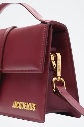Sac à main en cuir Grand Bambino - Bordeaux