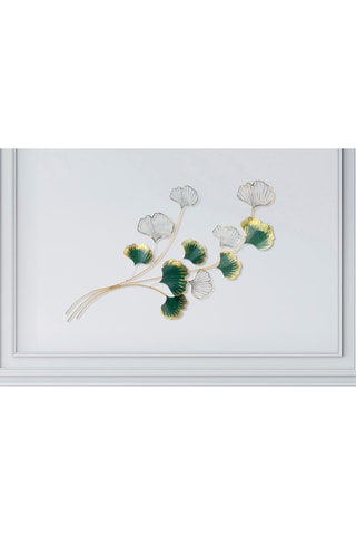 Wanddecoratie - 135 x 75 cm - Groen en Geel