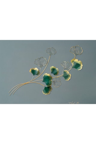 Wanddecoratie - 135 x 75 cm - Groen en Geel
