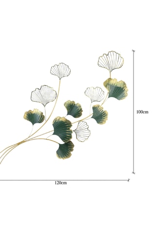 Wanddecoratie - 135 x 75 cm - Groen en Geel