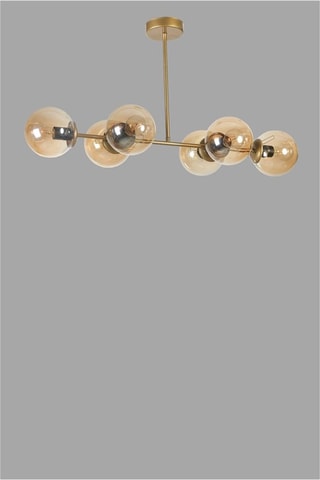 Hanglamp - Goudkleurig - 6 x 40 W
