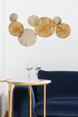 Decorazione da parete - 79 x 35 cm - Dorato