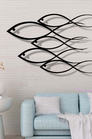 Decorazione da parete - 45 x 30 cm - Nero