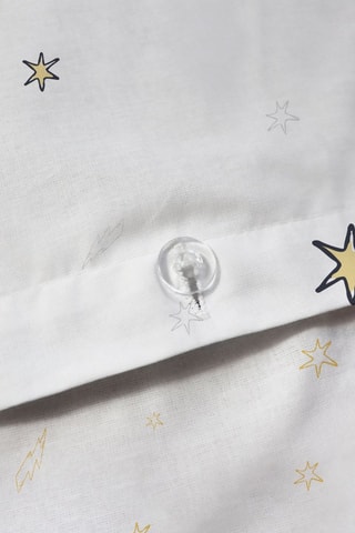 Parure de couette réversible Harry Potter WB Owl - Blanc