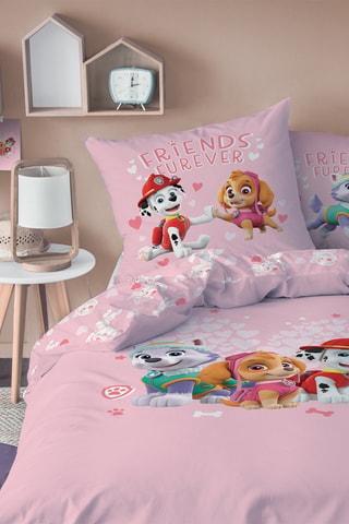 Parure de couette Pat' Patrouille -Rose