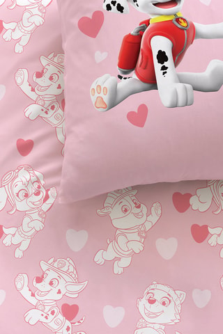 Parure de couette Pat' Patrouille -Rose