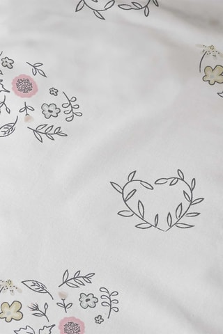 Parure de couette en coton 115 fils/cm² - Disney Home Les Aristochats - Blanc