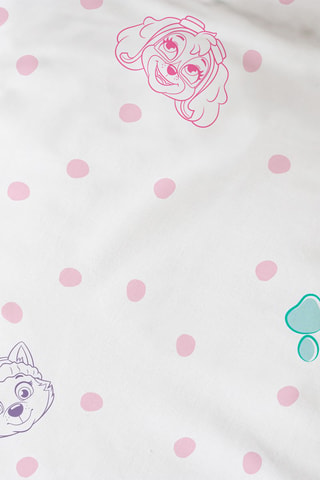 Parure de couette Everest et Stella Pat' Patrouille - Blanc et rose