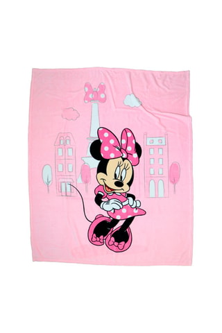 Plaid Minnie Disney - Rose - 125 x 150 cm