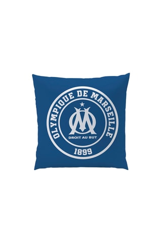 Coussin OM - Bleu et blanc - 40 x 40 cm