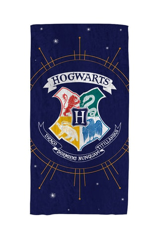 Serviette de plage Harry Potter - Bleu marine - 75 x 150 cm