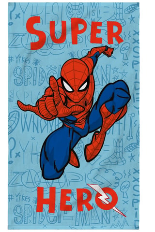 Drap de douche Spiderman Home Sketches - Bleu