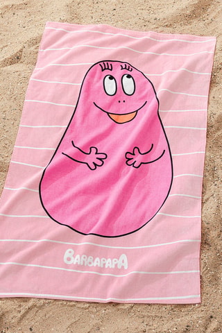 Serviette de plage Barbapapa Rose - 70 x 120 cm