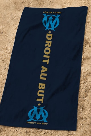 Drap de bain OM - Bleu - 75 x 150 cm