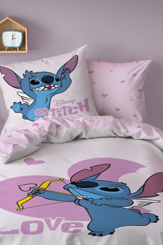 Parure de couette Stitch Lilo et Stitch Disney - Rose