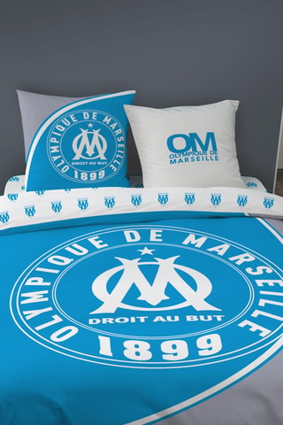 Parure de couette OM - Bleu