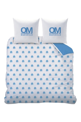 Parure de couette OM - Bleu