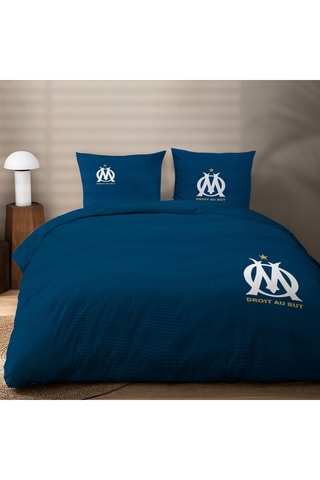 Parure de couette OM - Bleu