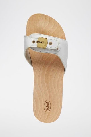 Mules en cuir Pescura Flat - Blanc