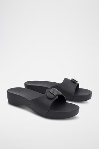 Mules à talons - Noir