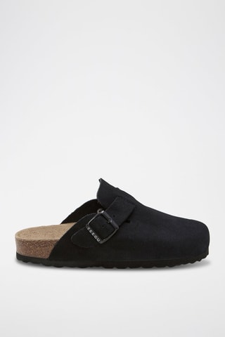 Sabots en cuir - Noir