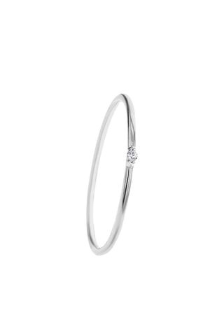Anillo - Oro blanco y diamante