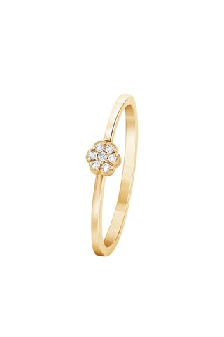 Anillo - Oro amarillo y diamantes