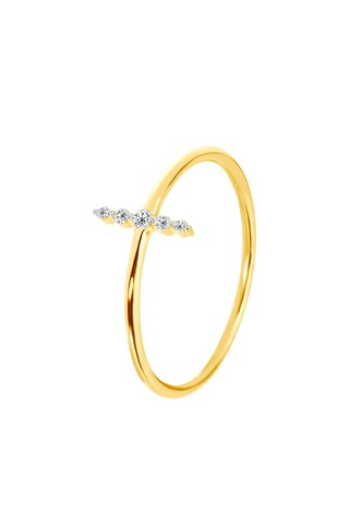Anillo - Oro amarillo y diamantes