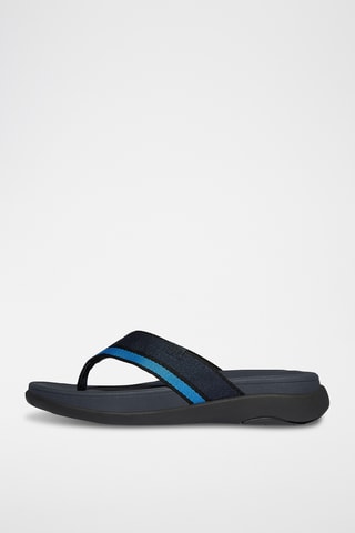Tongs plateformes Microwobbleboard - Noir