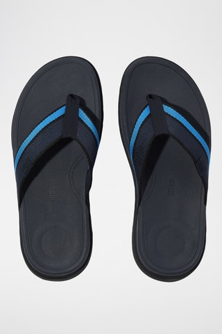 Tongs plateformes Microwobbleboard - Noir