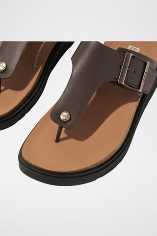 Tongs en cuir - Marron
