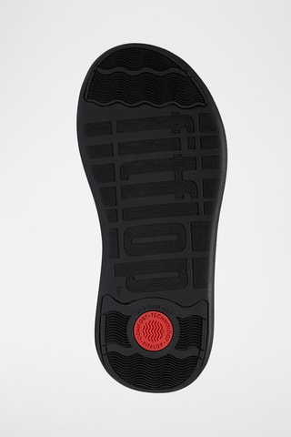 Sandales plateformes en cuir Microwobbleboard - Noir