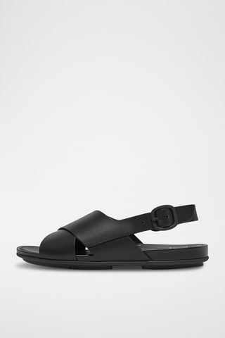 Sandales en cuir Dynamicush - Noir