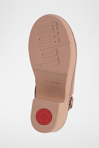Sandales à talons en cuir Cush - Beige