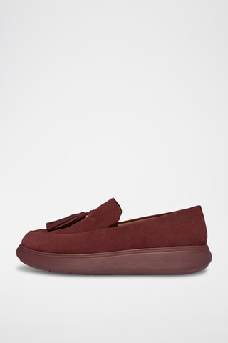Mocassins en nubuck Iqushion - Bordeaux