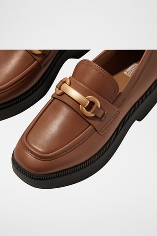 Mocassins plateformes en cuir Microwobbleboard - Marron
