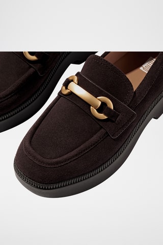 Mocassins plateformes en nubuck Microwobbleboard - Marron