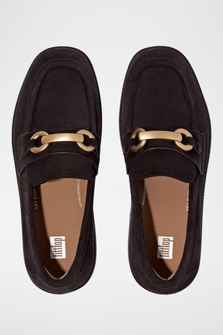 Mocassins plateformes en nubuck Microwobbleboard - Marron