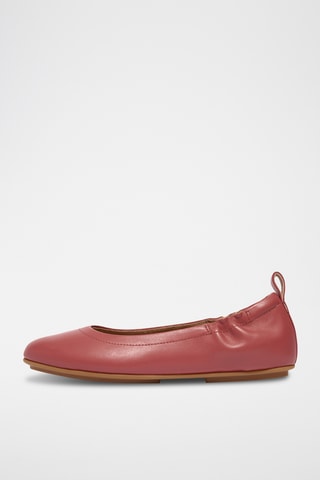 Ballerines en cuir de mouton Dynamicush - Rouge
