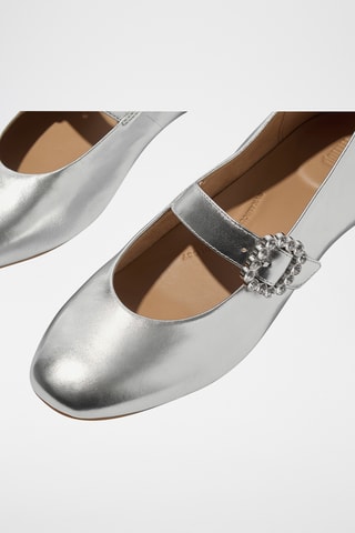 Babies en cuir Dynamicush - Argenté