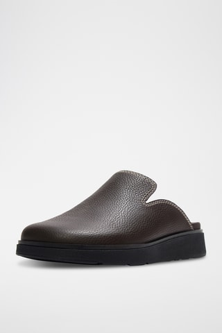 Sabots en cuir Microwobbleboard - Marron