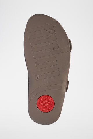 Mules en cuir - Gris