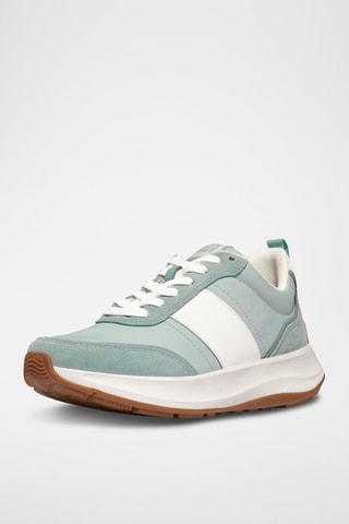 Baskets en cuir - Bleu