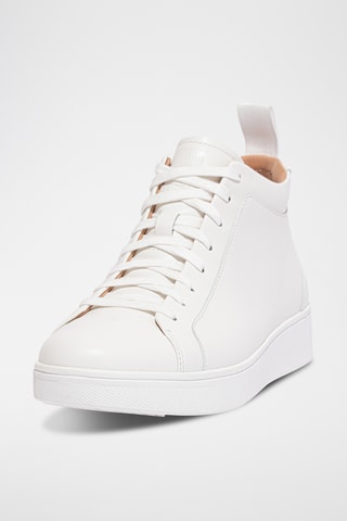 Baskets montantes en cuir Anatomicush - Blanc