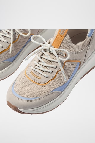 Baskets en nubuck Microwobbleboard - Beige