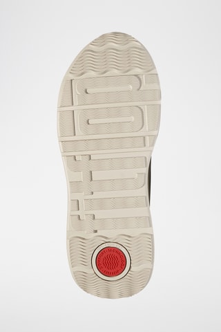 Baskets plateformes en cuir Microwobbleboard - Blanc