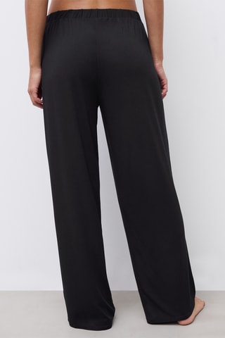 Pantaloni straight - Nero - Chantelle