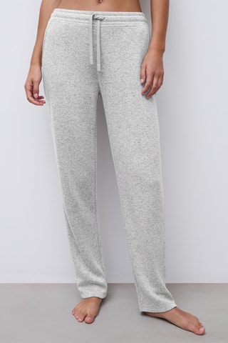Pantaloni straight - Grigio chiaro - Chantelle