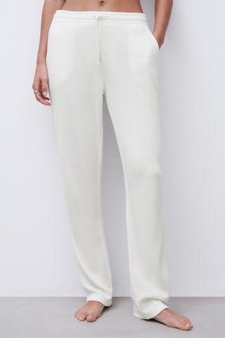 Pantaloni straight - Bianco - Chantelle
