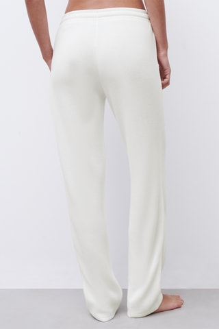 Pantaloni straight - Bianco - Chantelle